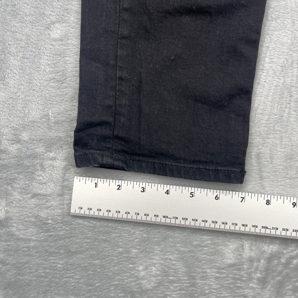 Abercrombie Fitch Jeans Mens 33x32 Black Stretch Rustin Athletic Fit Skinny Leg - Picture 10 of 10